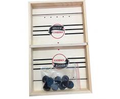 Gyratedream Table Desktop Battle 2 en 1 Jeu de Hockey sur Glace Catapult Chess