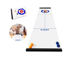 Table Mini Boule de Curling Jouets interactifs éducatifs pour Enfants Jouets Adultes Anti-Stress Hockey sur Table