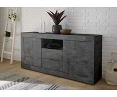 M-012 Salle à Manger Gris Anthracite complète Urban