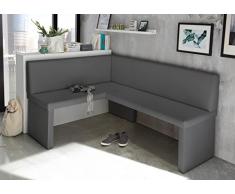 MyStyleWood Coin de Repas Olga Faux Cuir - Banc d Angle, Banquette de Cuisine, Salle à Manger. Stable, Facile d Entretien, rembourré, Cadre en Bois