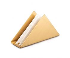 IMEEA Distributeur de Serviettes triangulaires en Acier Inoxydable décoratif pour comptoirs de Cuisine, Tables de dîner, Tables de Pique-Nique