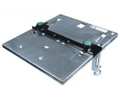 Wolfcraft 6197000 1 Table de Scie Sauteuse Galvanisée, Longueur 320 X Largeur 300 Mm avec butée Parallèle
