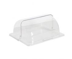 Hemoton Comptoir Boulangerie Vitrine Réchaud Plat Couvercle en Plastique Transparent Boulangerie Pan Affichage Couverture Pâtisserie Gâteau Snack Dessert Dessert Vitrine Couverture (Transparent)