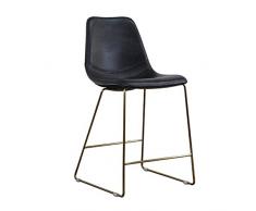 YQQ-Sofa Paresseux Chaise De Bar Simple Tabouret Haut Chaise De Salle À Manger Moderne Chaise Longue Chaise De Bar Chaises Comptoir De Cuisine Chaises dangle du Salon avec Dossier (Color : A)