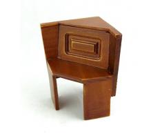 Melody Jane Dolls Houses Maison de Poupées 1:12 Meubles de Salle à Manger Cuisine Noix Coin Banquette d'angle