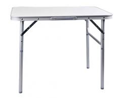 CAMP ACTIVE Table de Camping Pliante en Aluminium, Silber