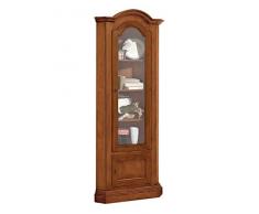 Vitrine d'angle 2 portes