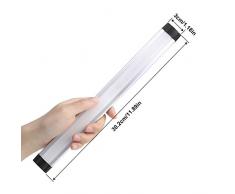 B de Right DIMM Bar Réglette LED Lampes, cuisine avec télécommande, Blanc Chaud 3000 K, angle d'éclairage 120 °, barre lumineuse LED, armoire Leuchten, éclairage Vitrine. Trois Ans de Garantie 3er PacK 3000K