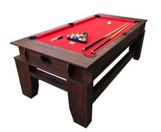 grafica ma.ro srl Billard AMERICAIN 7FT Snooker Rouge Billardhockey + Hockey DE Table ET ACCESSOIR