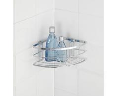 Wenko 21433100 Premium Etagère dAngle Profonde Inox 21 x 10 x 23,5 cm