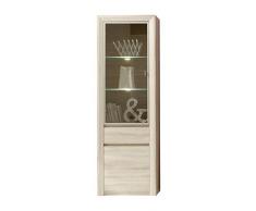 Maisonnerie 1415-132-45 Vitrine Armoire Sevilla Chêne Sonoma Claire LxHxP 64x200x38 cm