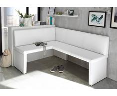 MyStyleWood Coin de Repas Olga Faux Cuir - Banc d Angle, Banquette de Cuisine, Salle à Manger. Stable, Facile d Entretien, rembourré, Cadre en Bois