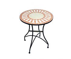 Art Deco - Table Ronde Retro Mosaique 71 cm - 11861SG