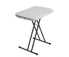 Lifetime 80251 Table Pliante 66 cm-Blanche, Blanc Granite, 65,8 x 45,5 x 71,1 cm