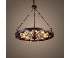 ZHYZN Rétro Pendentif Roue Pendentif Café Dangle Vitrine Magasin De Vêtements Industrie Brillance Sélectionnez