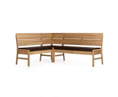 Alkove - Hayes - Banc dangle moderne avec siège tapissé, Chêne sauvage