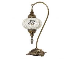 Mosaïque Lampes table et chevet - Superbe Style Marocain-Turque Lampes table et chevet, Série Swan Neck