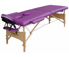 Table de Massage Pro Luxe, pliante Confort, beaucoup daccessoires, lilas