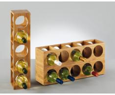Zeller 13565 Casier à vin en bambou, 13,5 x 12,5 x 53 cm