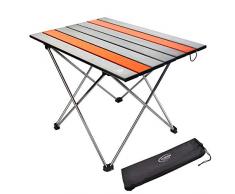 YTR OUTDOOR Table de Camping Pliante Table dappoint en Aluminium pour Camping, Pique-Nique, Barbecue, randonnée, Voyage