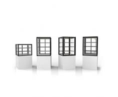 Vitrine Réfrigérée Vitrée avec Base Série Integra 2 Niveaux - 600x1100 mm - SAYL -