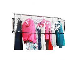 QEES Clair épaule vêtement de Coque, Grande Armoire de Rack Housse à vêtements, vêtements, Coque de Protection, Armoire de Stockage à la poussière Housse