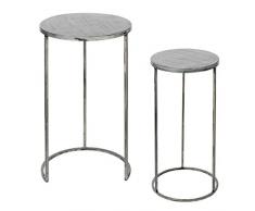 TABLE PASSION - Sellettes Rondes Atelier 64 et 74 cm (Lot de 2)