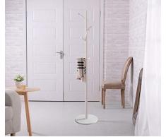 NIUZIMU Créatif Simple Porte-manteau Cylindrique Marteau Manteau Stand Disque Étage Disques Rack Chambre Salon Levier unique Bois Branche Arbre Porte-manteaux -0225