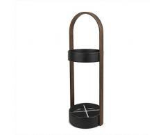 Porte-parapluie,Seau à parapluie, porte-parapluie en bois massif, support de rangement pour parapluie, parapluie suspendu, bureau du hall de lhôtel, salon, rangement pour vêtements de pluie-black