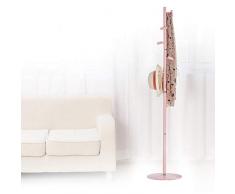 SDFGH Porte-Manteaux, Porte-Manteaux, Arbre de Couloir, vêtements, Chapeau, Sac, Rose (174 x 36 cm)
