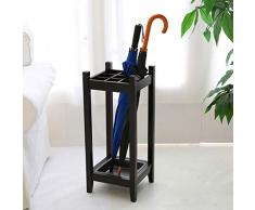 BNUmbrella Stands Porte-Parapluie Ménage Hall d’entrée en Bois Massif Rangement Porte-Parapluie Porte-Parapluie