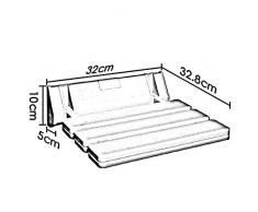 CAIJUN Tabouret Pliant Tabouret De Salle De Bain Changer De Banc De Chaussures Mural Pliable Sécurité Simple 4 Couleurs Double usage (Couleur : D)