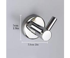 KTOL Acier Inoxydable 304 Portemanteau Murale Max 15lb, Moderne Imperméable Portemanteau Murale Perroquet Patère à Crochets Murale pour Porte Couloir Chambre à Coucher Foyer-g