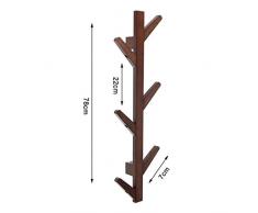 JYLJL Crochet Mural en Bambou for Manteau De Branche d'arbre Crochet Porte-Porte-Cintre