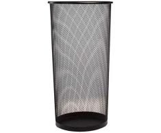 HEWEI Porte-Parapluie en Maille métallique pour intérieur - Rangement d’entrée - Organiseur pour Cannes de Marche, Porte-Parapluie - Noir - 50 x 27 cm
