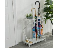 LXYZ Porte-parapluies Grand, Porte-parapluies Porte-parapluies Support métallique Libre, pour Cannes/bâtons de Marche, avec égouttoir, 52x25x60 cm