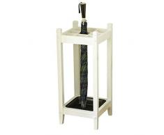 ZXF@ Porte-parapluies en Bois Massif Design Naturel élégant Support Bois 28X22.5X66cm