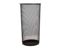 FCXBQ Support de Parapluie en Maille métallique pour intérieur - Rangement pour Cannes, Cannes de Marche, Porte-Parapluie - Noir - 50 x 27 cm, Black a