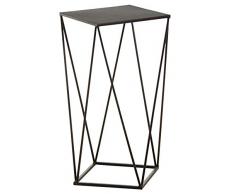 AUBRY GASPARD NSE1630 Sellette Twist en métal Noir