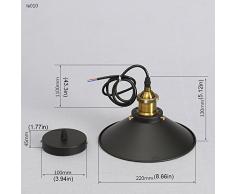 Métall Retro Suspensions Luminaires Industrielle Vintage Plafonniers Lustre Edison Culot E27 Eclairage de Plafond Suspensions Plafonniers Luminaire