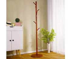 KX-YF Porte-Manteau Porte-Manteau en Bois Massif Debout Debout Porte entrée Arbre Manteau Arbre for Chapeau vêtements Bourse Foulards Parapluie pour Hall d'entrée Chambre Intérieur