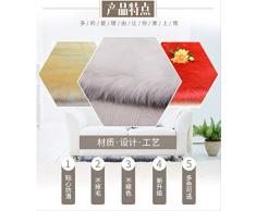 zfq Tapis De Tapis De Tapis De Style Européen Tapis De Salon Tapis en Peluche, Tapis Carré De Tapis De Sol en Peluche Long Tapis De Tapis De Tapis 60 x 120CM Brun Clair