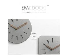 XIXIGZ Pendules Murales Nordic Moderne Minimaliste Cloche Salon Penderie Pendule Rétro Horloge Murale Décorative Américaine Horloge Murale Européenne, 03