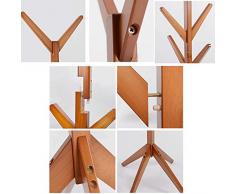 MAFYU Porte-Manteau Arbre Bois Massif Européen Direction Crémaillère Chambre Hôtel Étage Cintre Salon Stockage Porte-Manteau