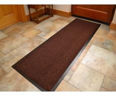 Foncé Taille XL Noir/marron ultra-résistante en PVC et caoutchouc entrée de cuisine-Barrière anti-poussière Long Short de Rugs4Home Tapis Hallway Runnners Tapis 60 x 180 cm