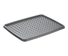 Rotho 1754808853 Étagère à chaussures, plastique, anthracite, 48 x 37 x 1,8 cm