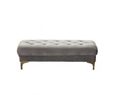 Dore Home Chaussures Vestiaire Changer Banc Accueil Porte Longue Canapé Banc De Rangement Flip Fin Lit Banc Velours Tissu +++ (Color : Gray, Size : 60x45x45cm)