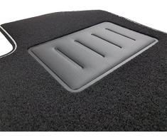 Il Tappeto Auto Le Tapis Voiture, sprint02901, Tapis Moquette Noire antidérapant, Bord Bicolore, salvatacco renforcé en Caoutchouc, Classe a w168 Version Pas Long 1998 > 2004.