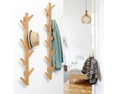 Lineary Porte-Manteau, Porte vêtement Cintre Tenture Murale Mur Chambre Mur Tenture Murale Cintre Creative Porte Crochet Salon Porche Manteau Rack Arbre d'entrée Debout