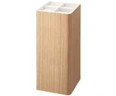 Umbrella stand Porte-parapluies Compartiment de Rangement pour Parapluie, Bois Clair, Blanc